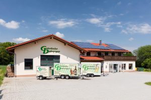 grosser Parkplatz Getraenke-Daberger-Abholmarkt