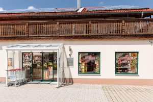 Eingang Dabergers Getränkemarkt Getraenke-Daberger-Abholmarkt